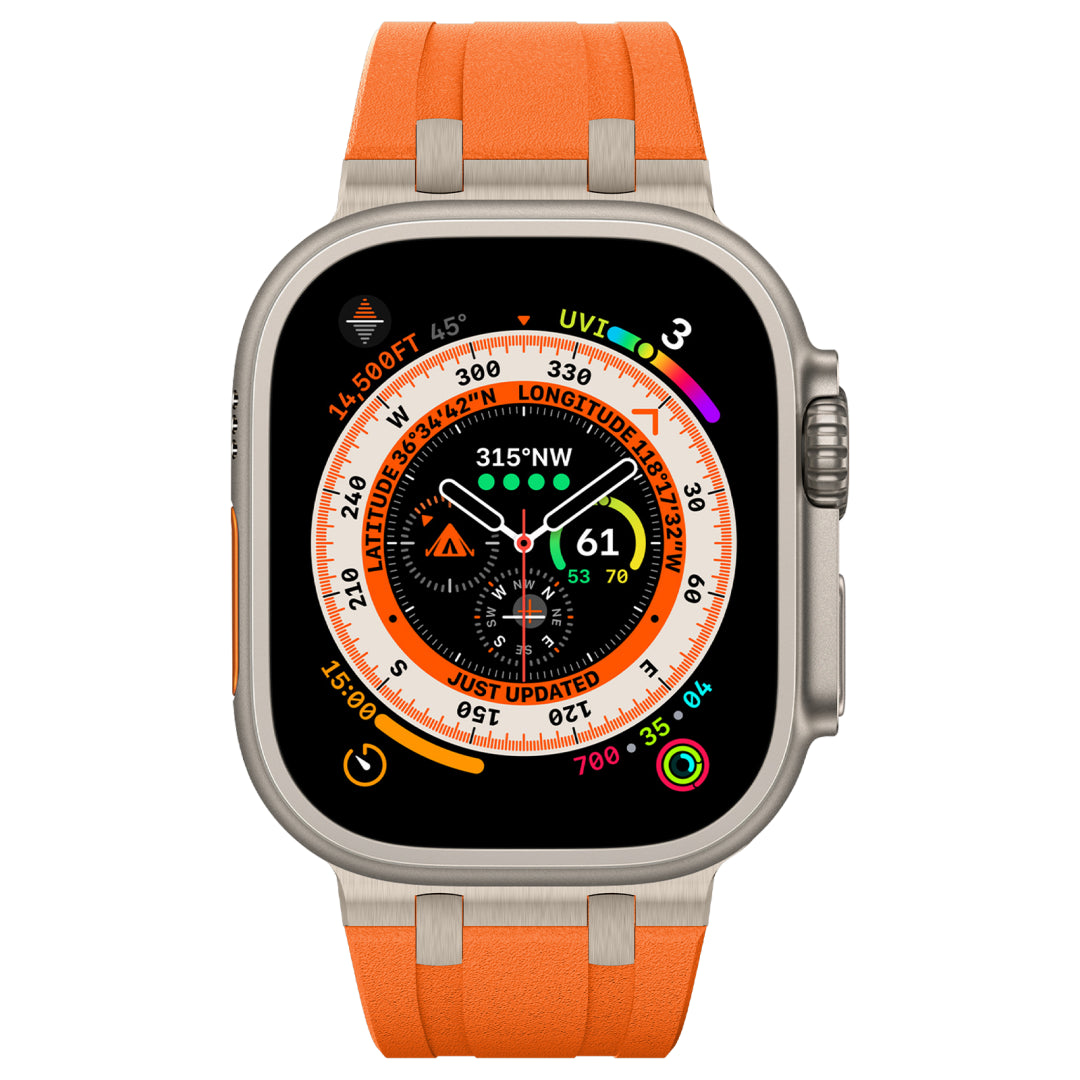 #Color_Titanium Adapter-Orange Band