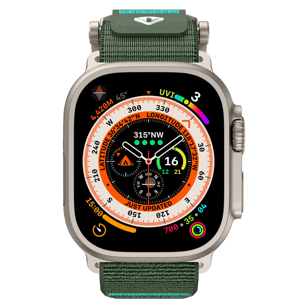 #Color_Green Band-Silver Buckle