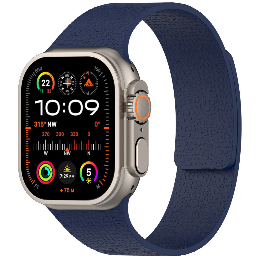 Magnetic Lychee Silicone Band For Apple Watch