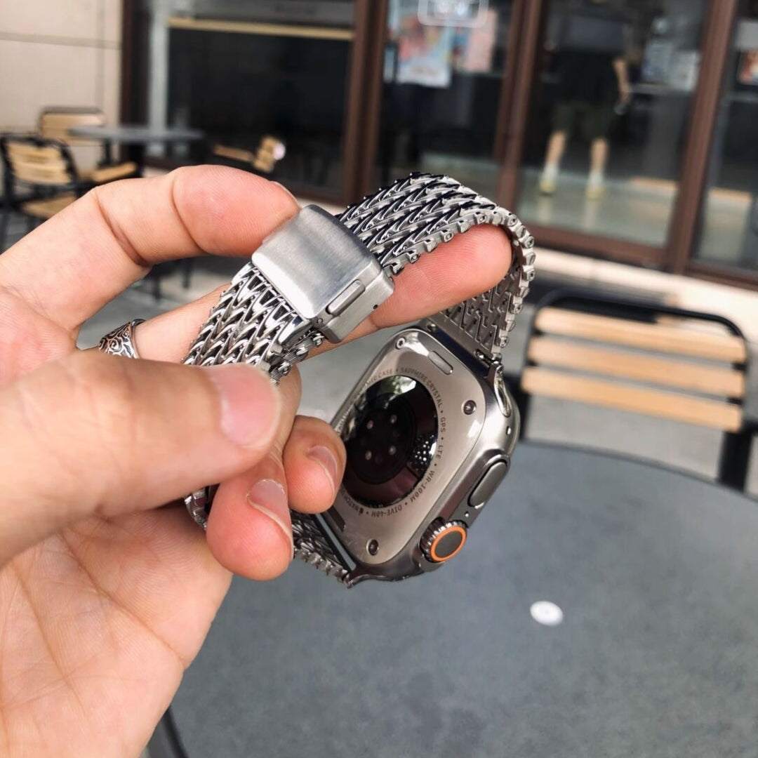 Stainless Steel Magnetic Buckle Band For Apple Watch