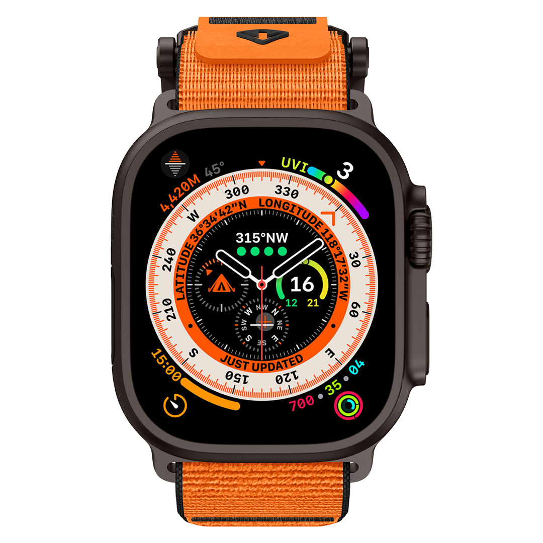 #Color_Orange Band-Black Buckle