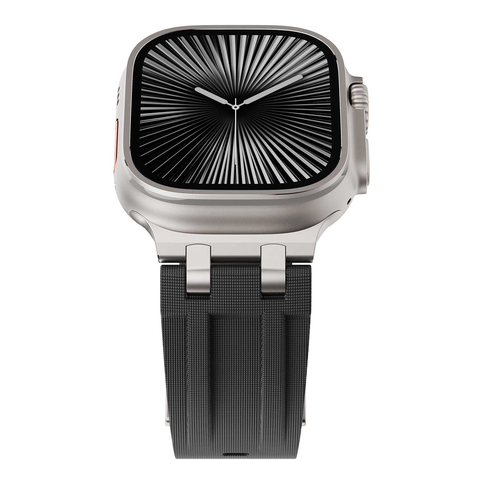 #Color_Titanium Adapter-Black Band