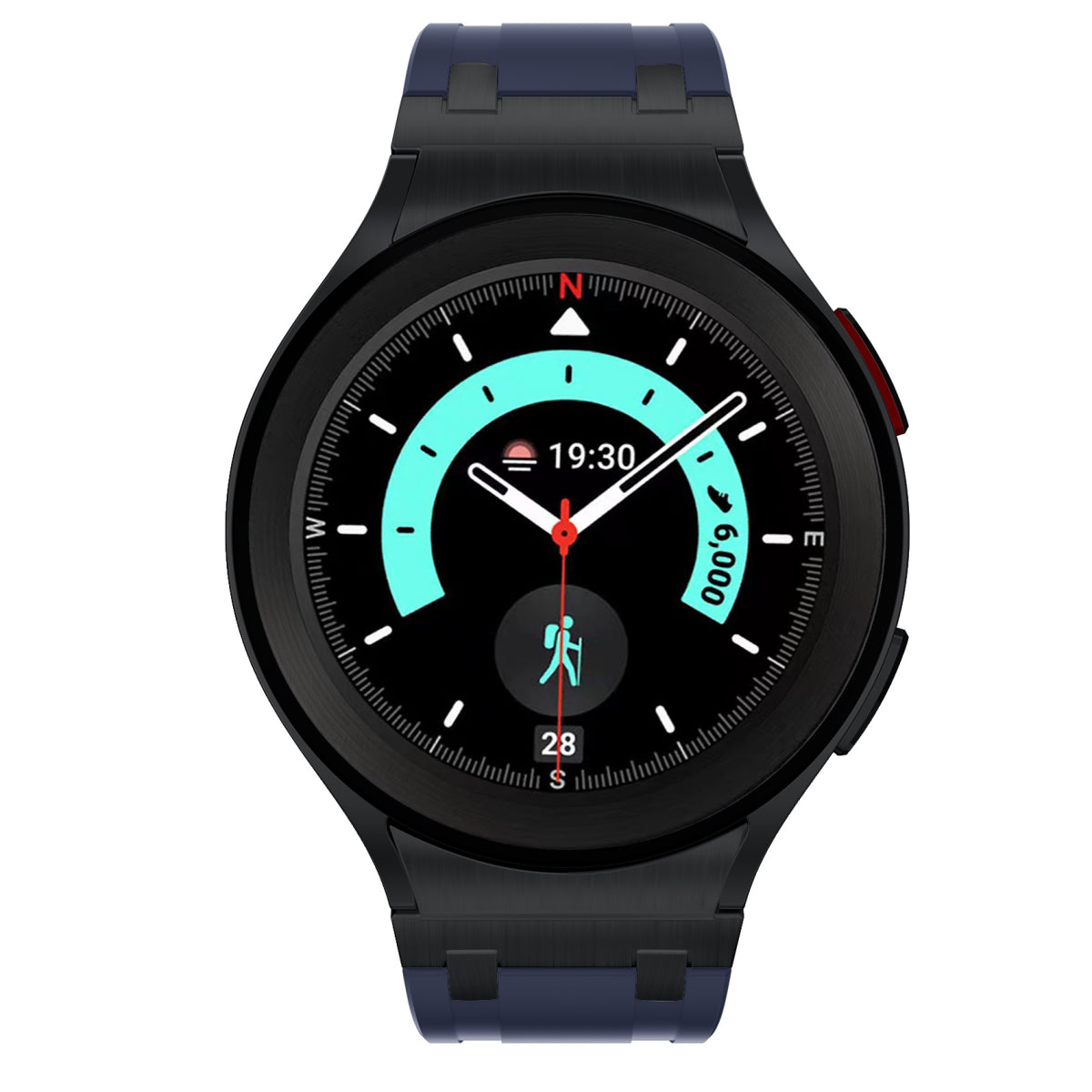#Color_Black Adapter-Blue Band