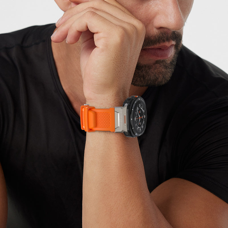 Taktisches Silikonarmband für Samsung Galaxy Watch Ultra