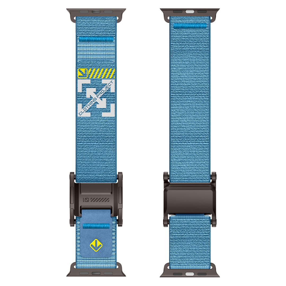 #Color_Blue Band-Black Buckle