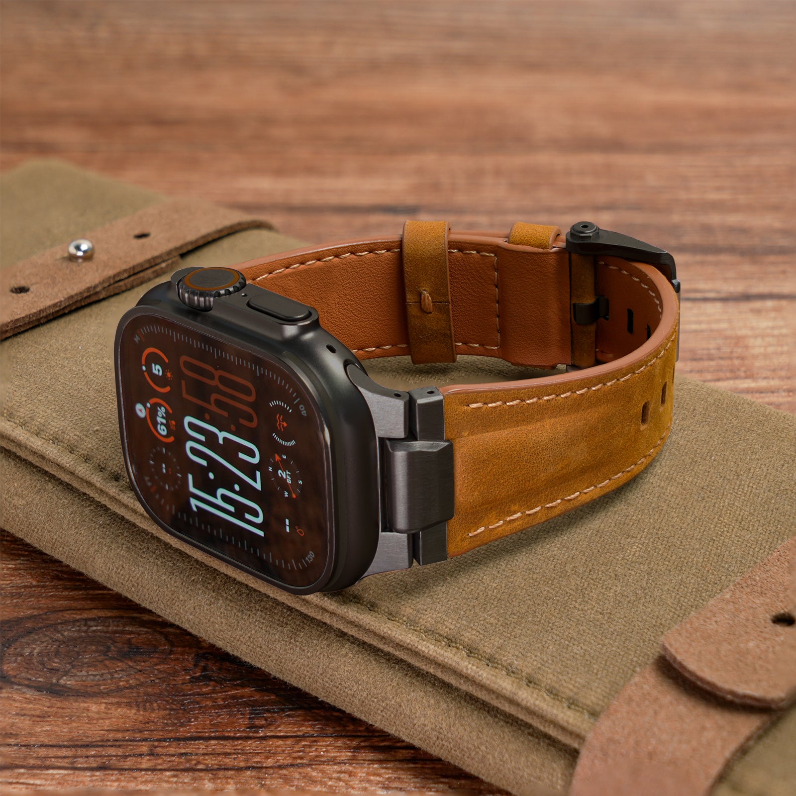 Pathfinder Lederarmband für Apple Watch