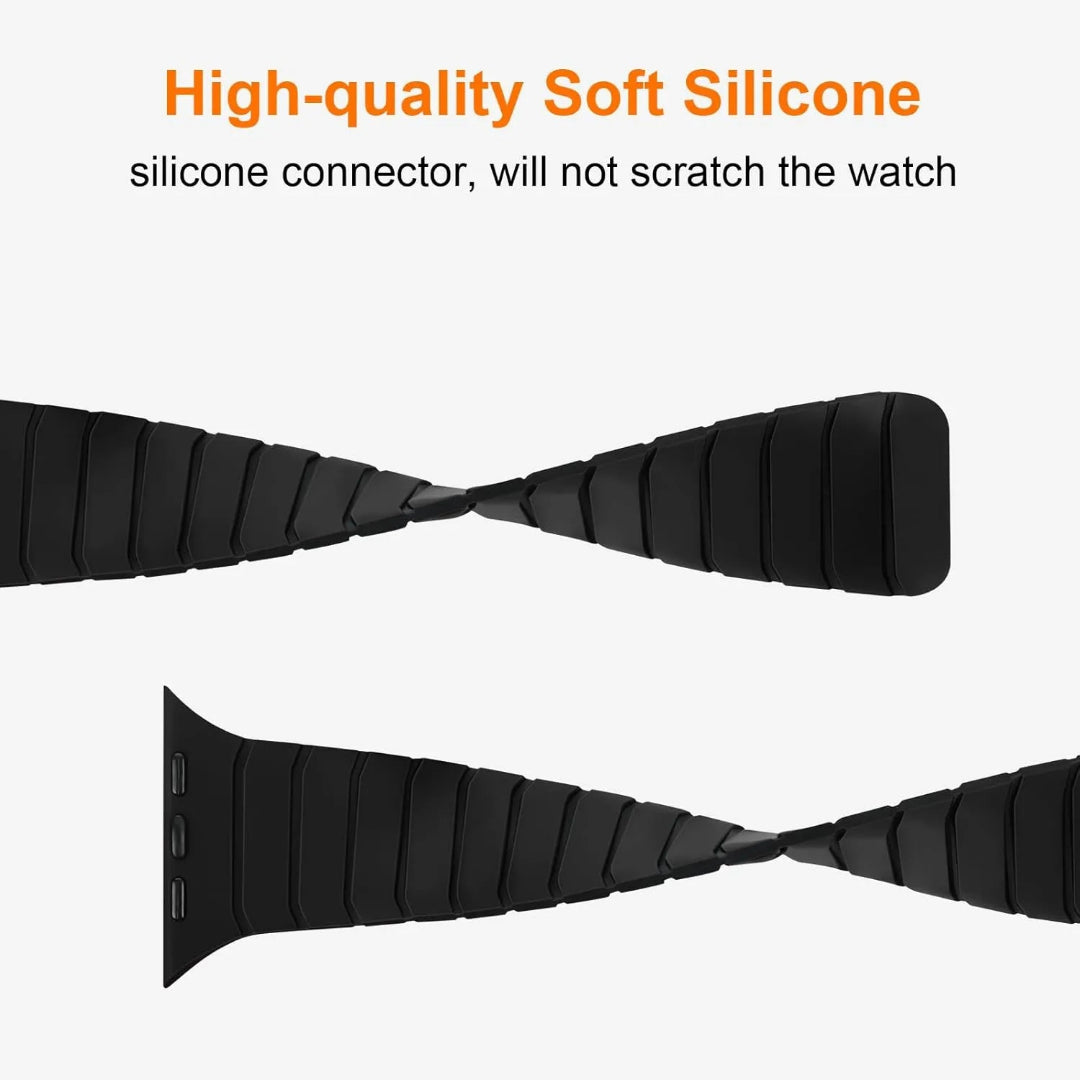 Correa magnética de silicona submarina para Apple Watch