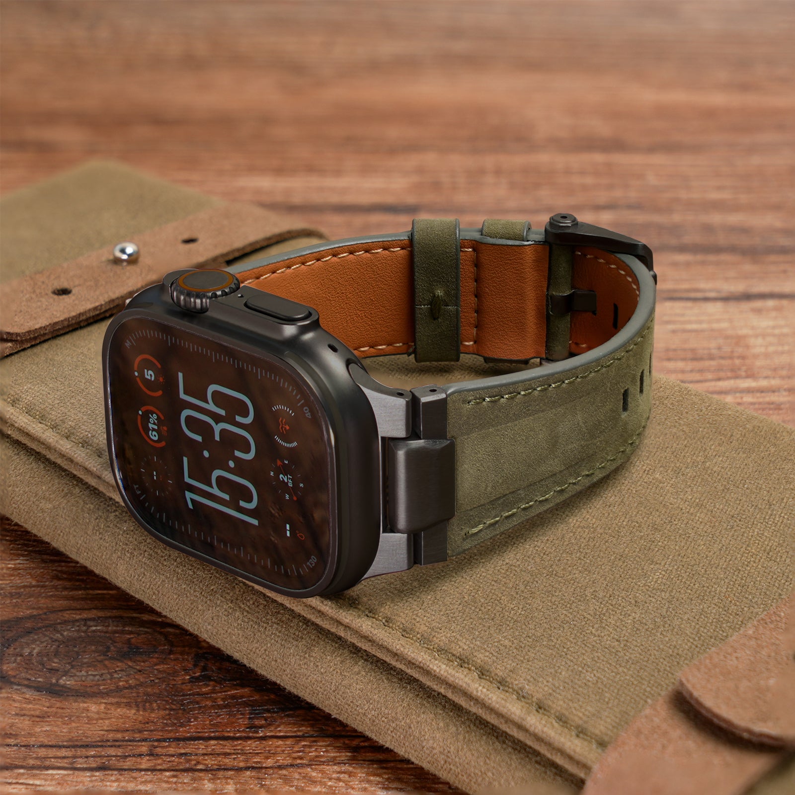 Pathfinder Lederarmband für Apple Watch