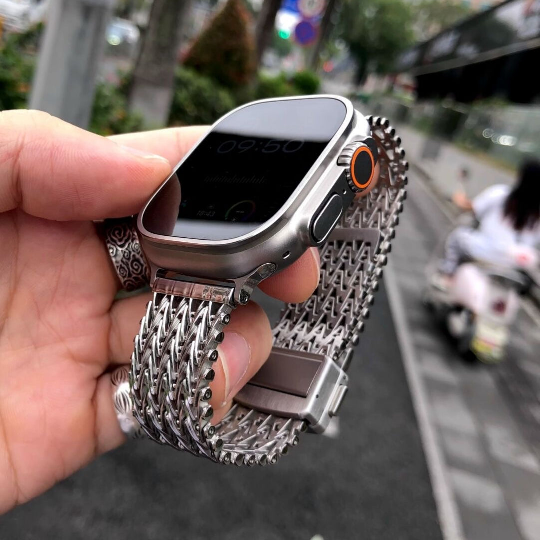 Stainless Steel Magnetic Buckle Band For Apple Watch