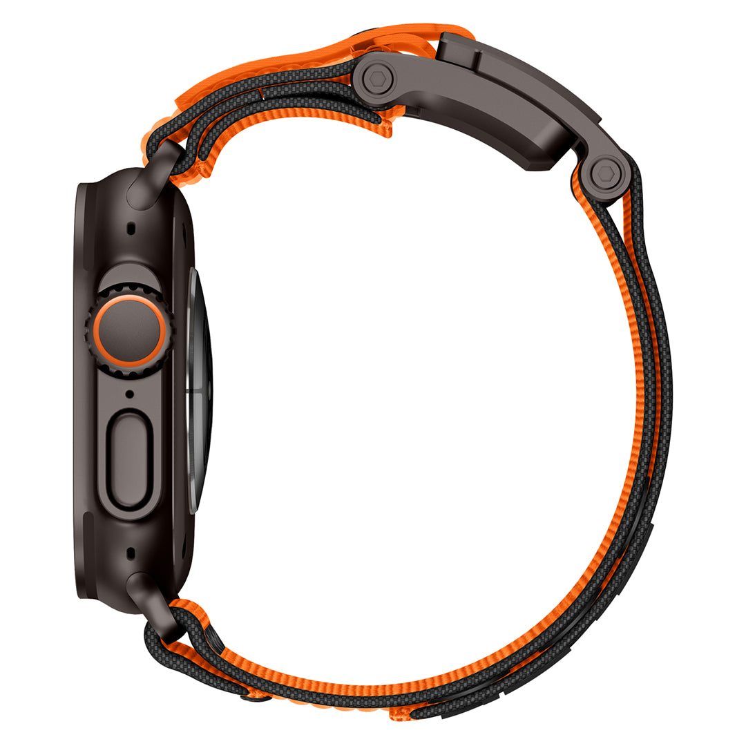 #Color_Orange Band-Black Buckle