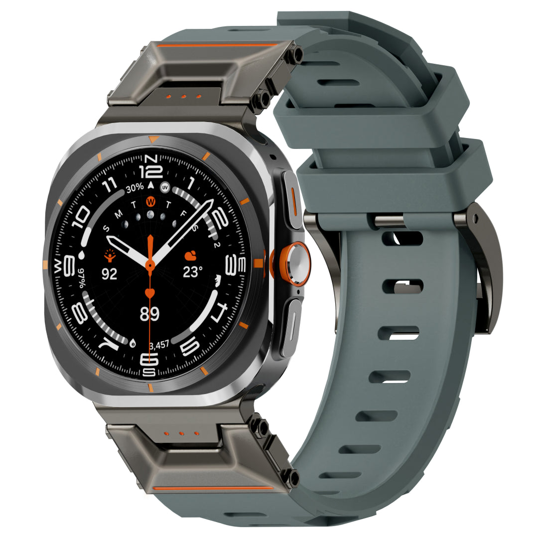 Mechanisches Pioneer-Silikonarmband für Samsung Galaxy Watch Ultra