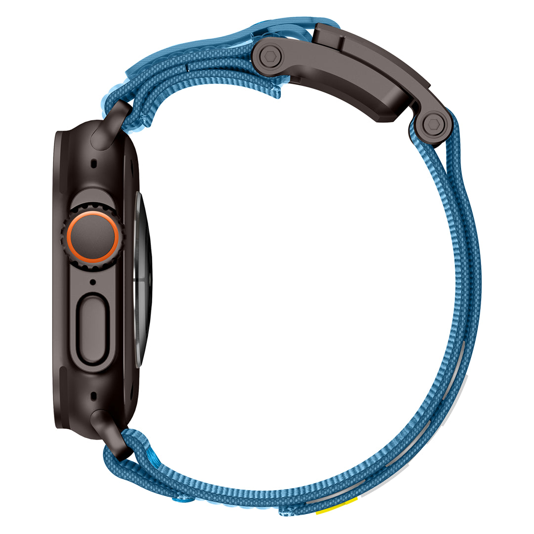 #Color_Blue Band-Black Buckle