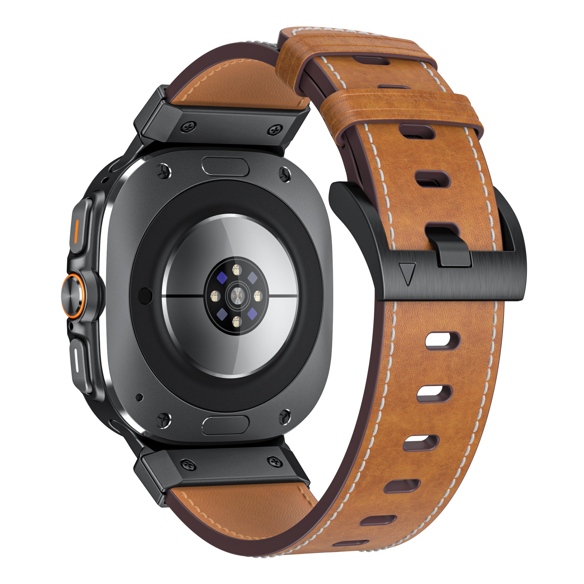 Leather galaxy watch band online