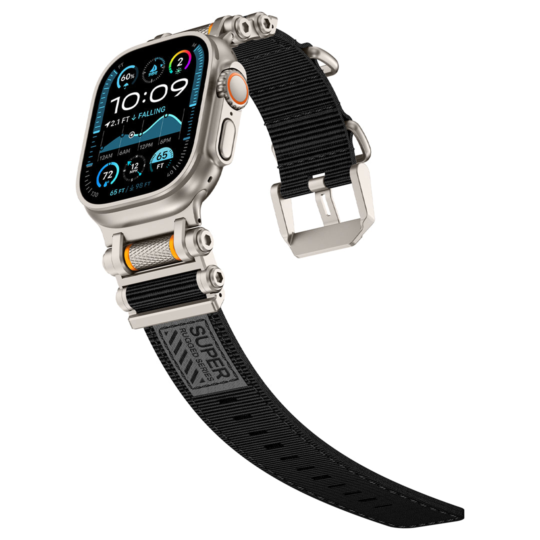 #Color_Titanium Adapter-Black Band