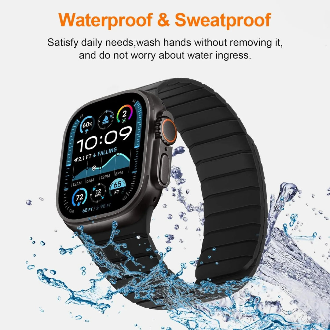 Correa magnética de silicona submarina para Apple Watch