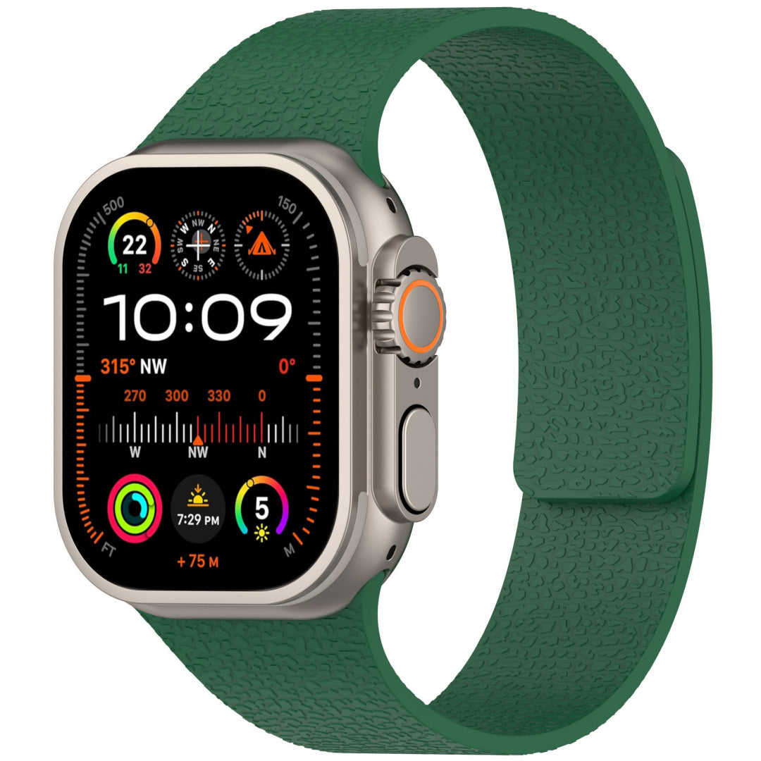 Magnetic Lychee Silicone Band For Apple Watch