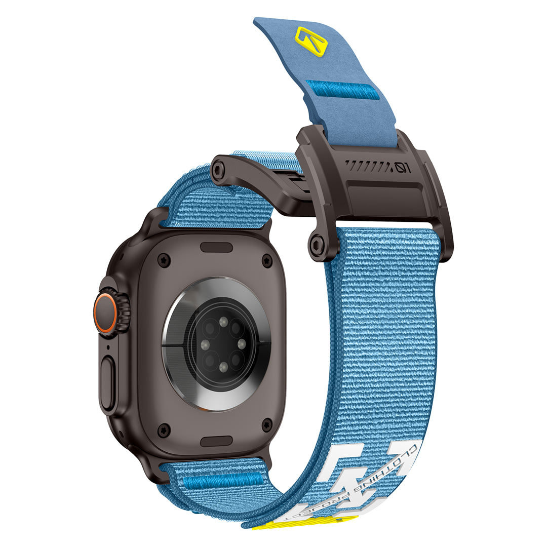 #Color_Blue Band-Black Buckle