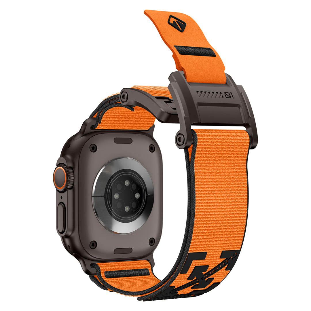 #Color_Orange Band-Black Buckle