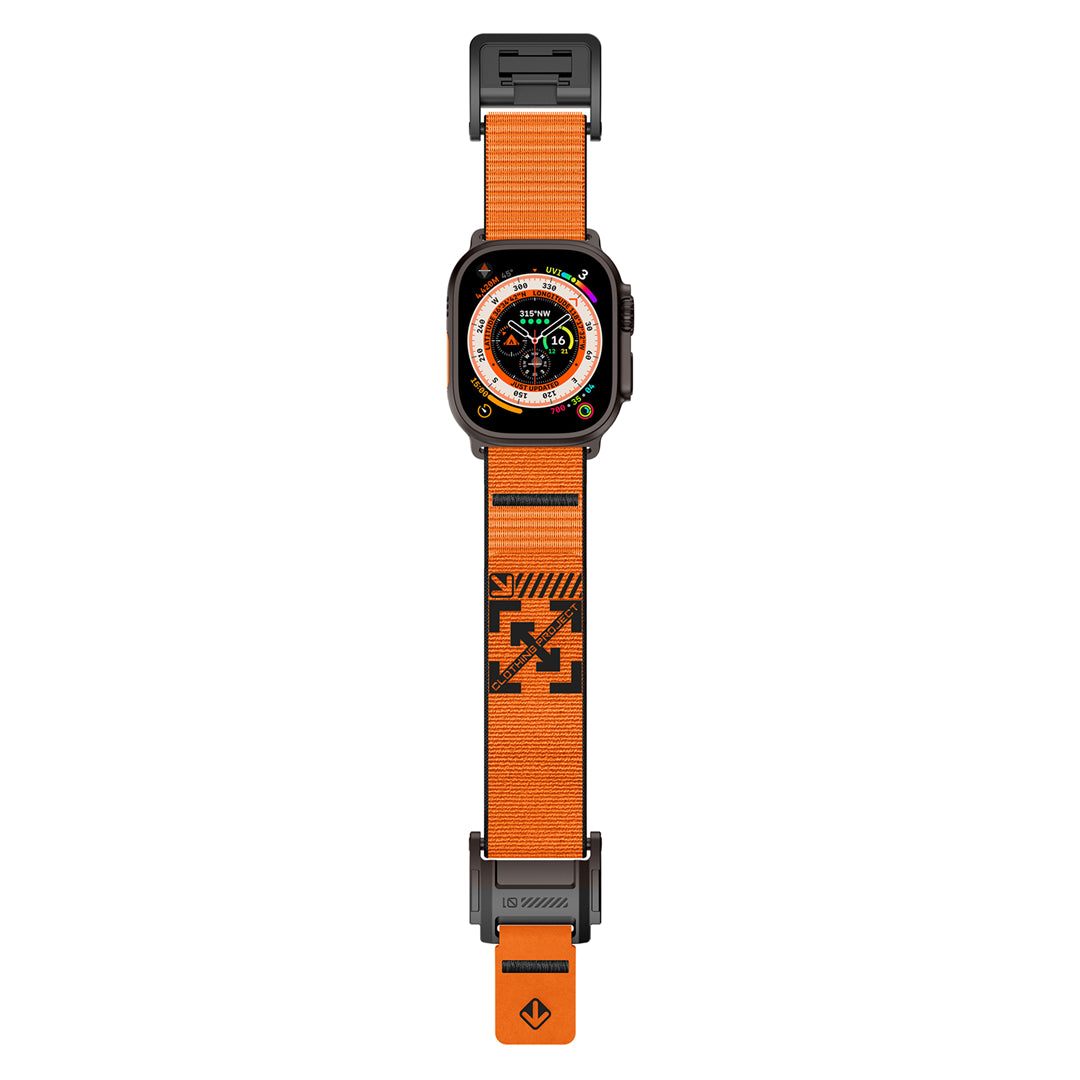#Color_Orange Band-Black Buckle