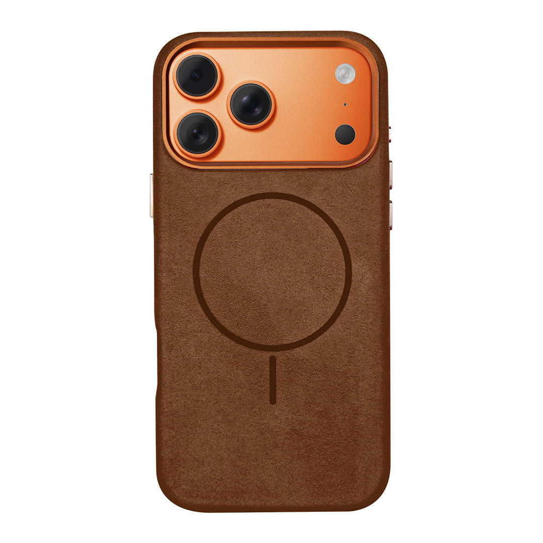 Fireside Glow Suede Magsafe iPhone Case