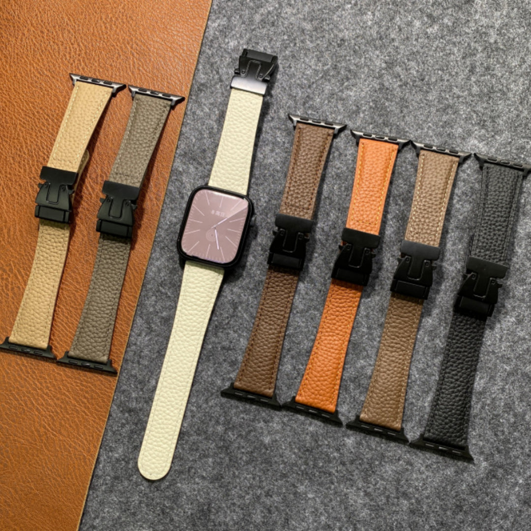 Magnetisches Lederarmband für Apple Watch