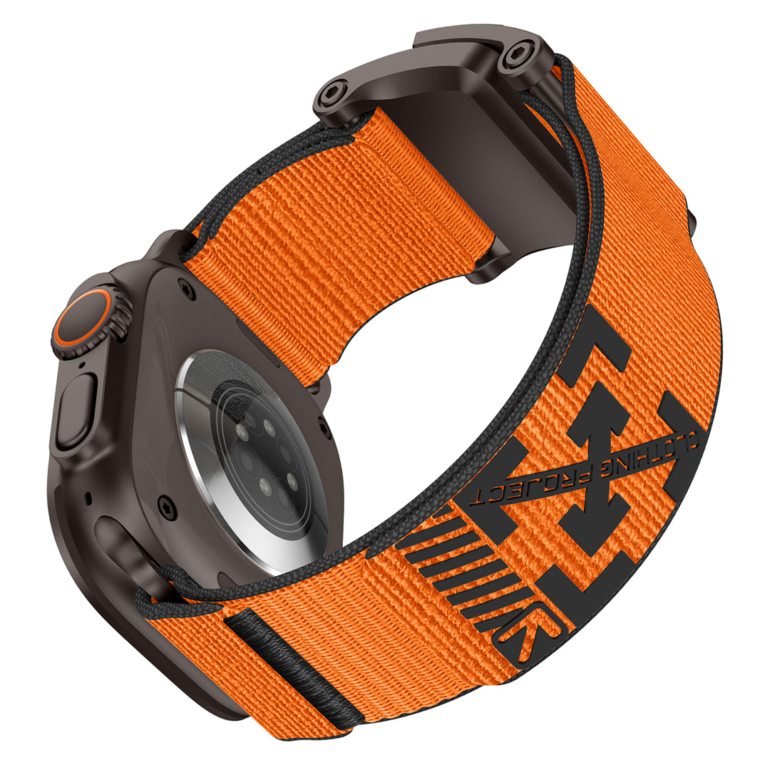 #Color_Orange Band-Black Buckle