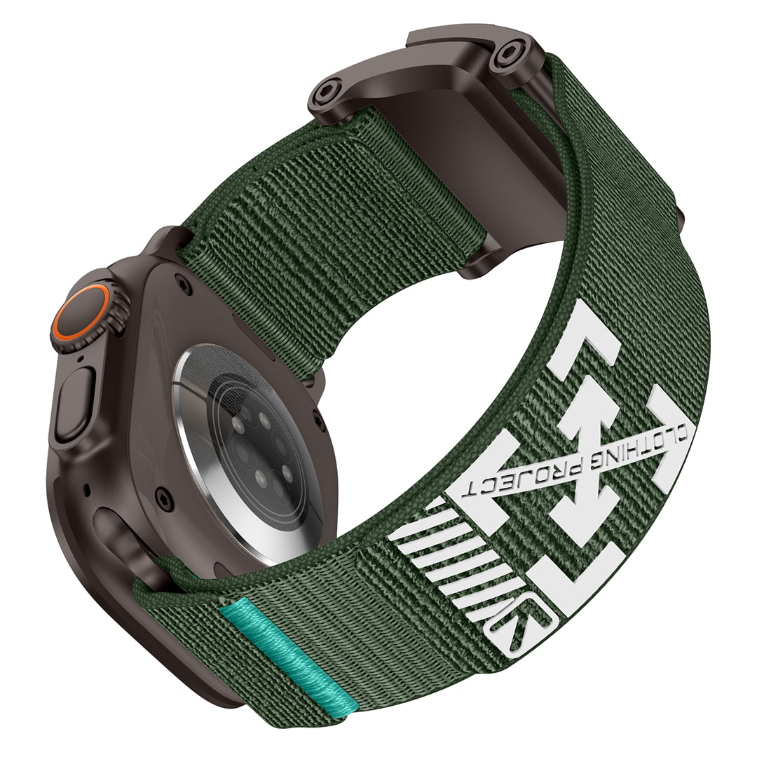 #Color_Green Band-Black Buckle