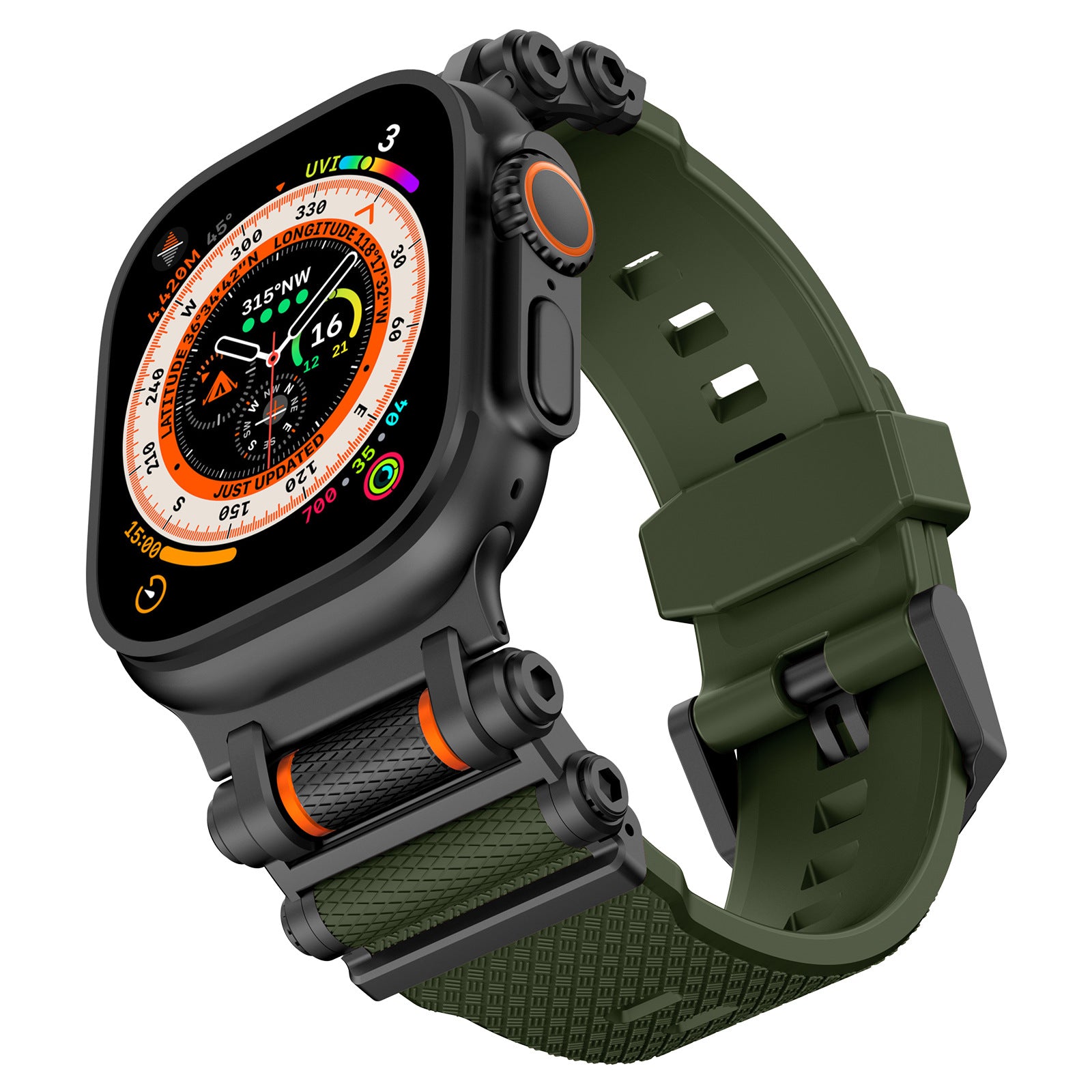 Adventure Rotating Silicone Band For Apple Watch