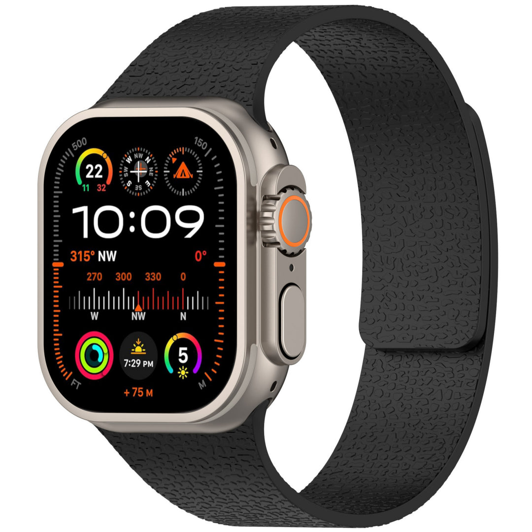 Magnetic Lychee Silicone Band For Apple Watch