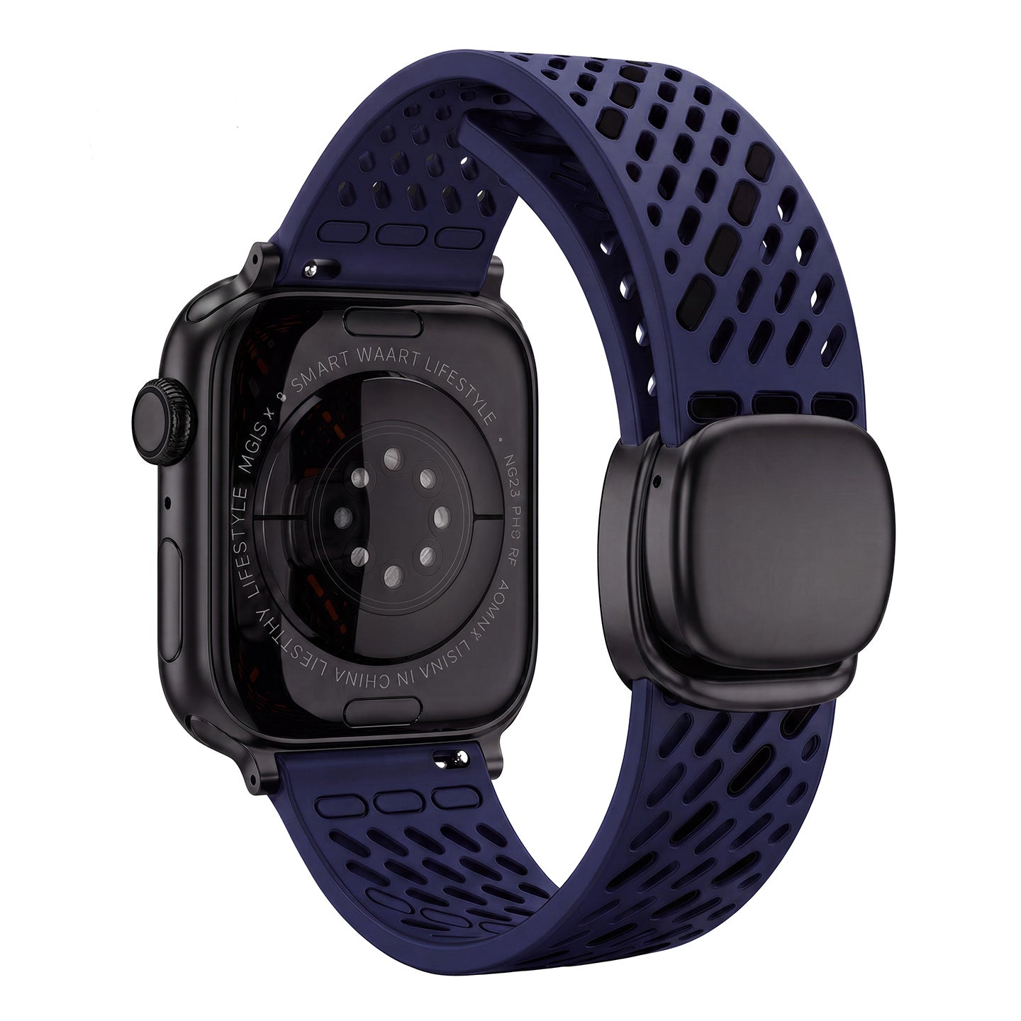 Breathable Silicone Magnetic Band For Apple Watch