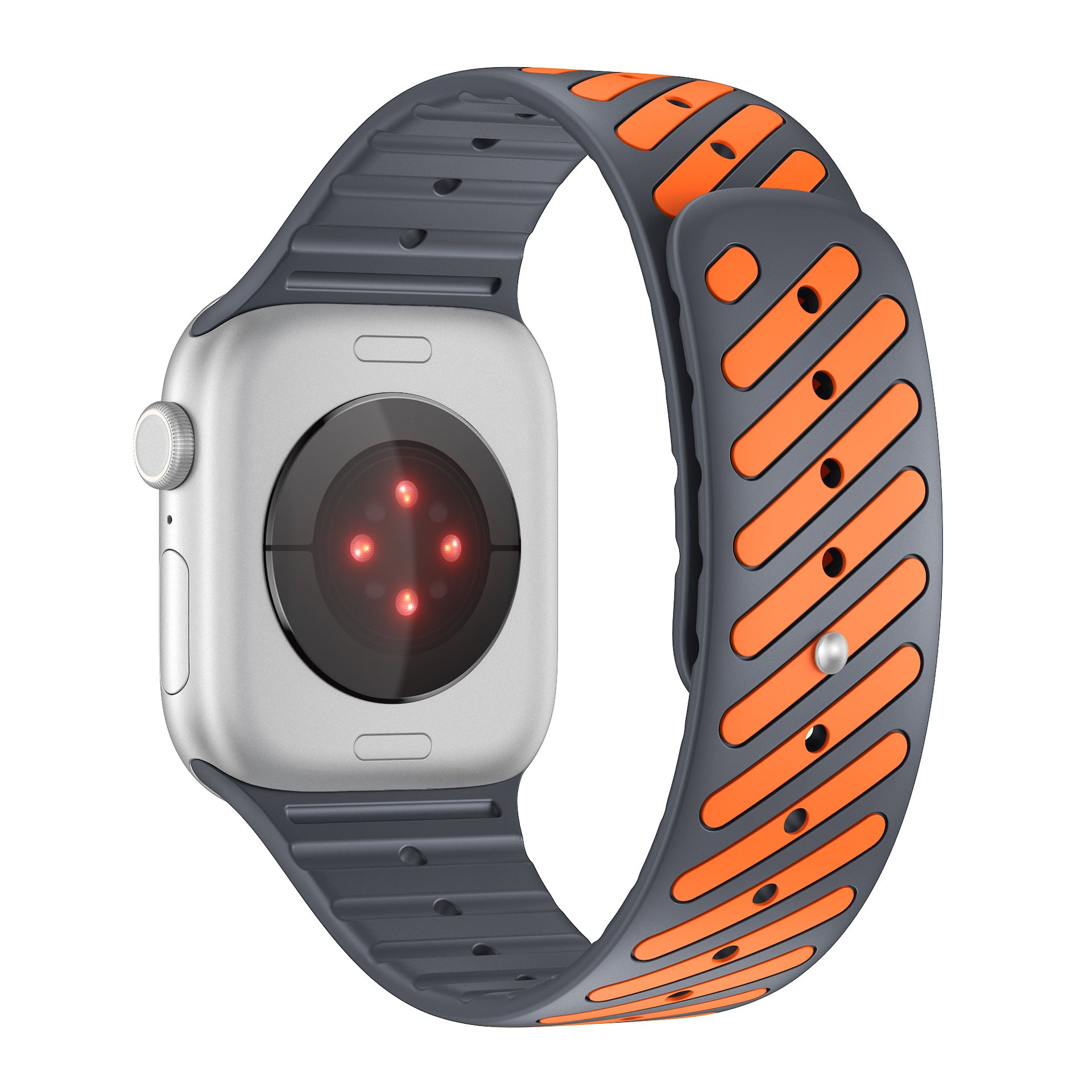 Magnetisches Silikonarmband aus Köpergewebe für Apple Watch