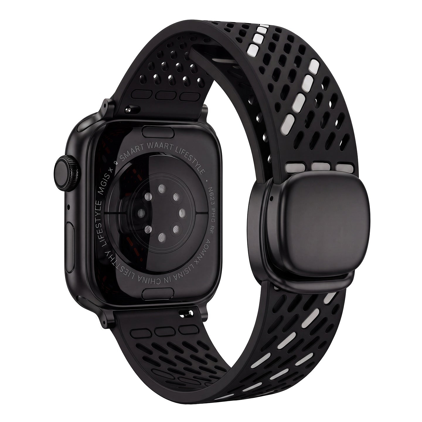 Breathable Silicone Magnetic Band For Apple Watch