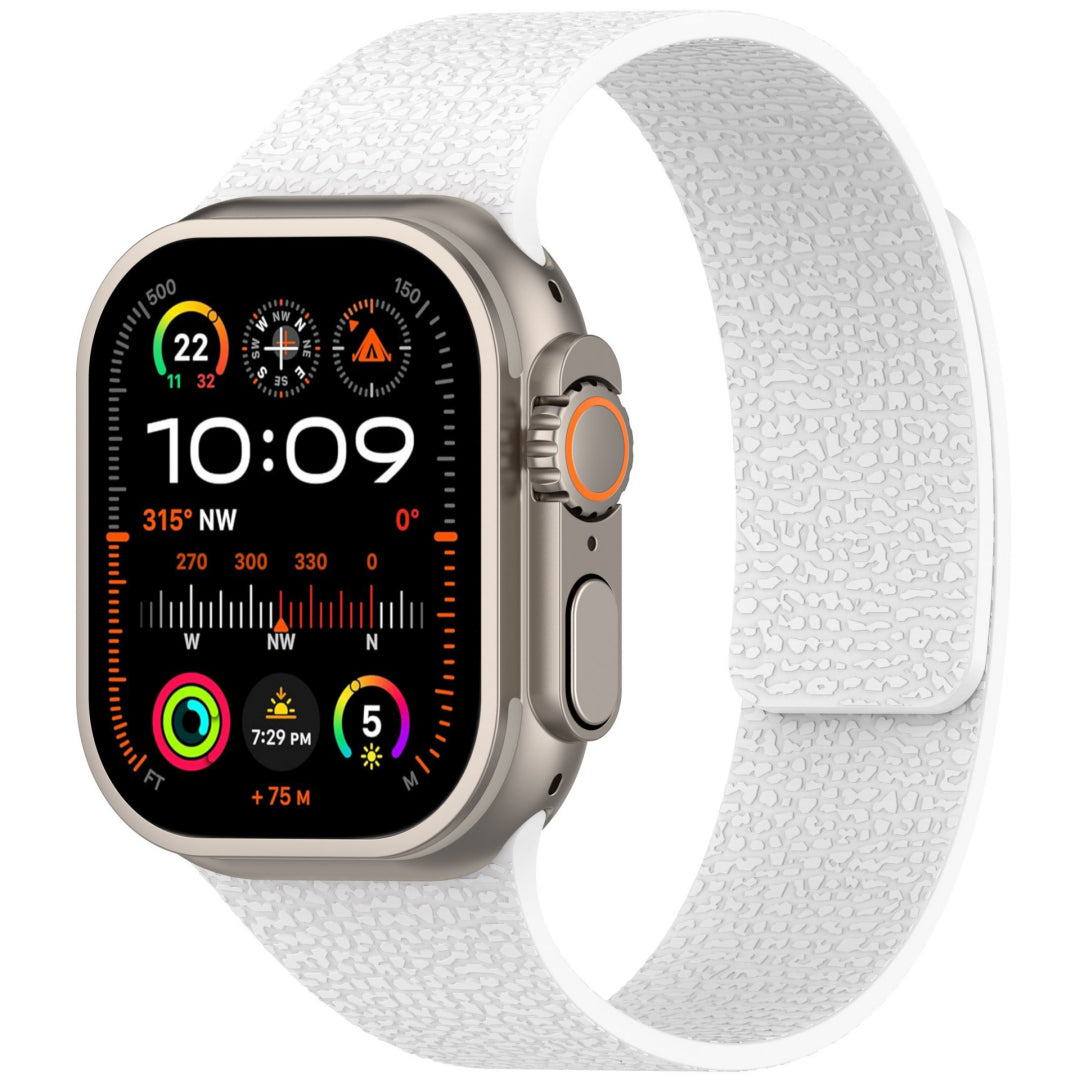 Magnetic Lychee Silicone Band For Apple Watch