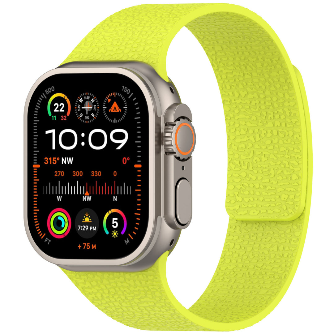 Magnetic Lychee Silicone Band For Apple Watch