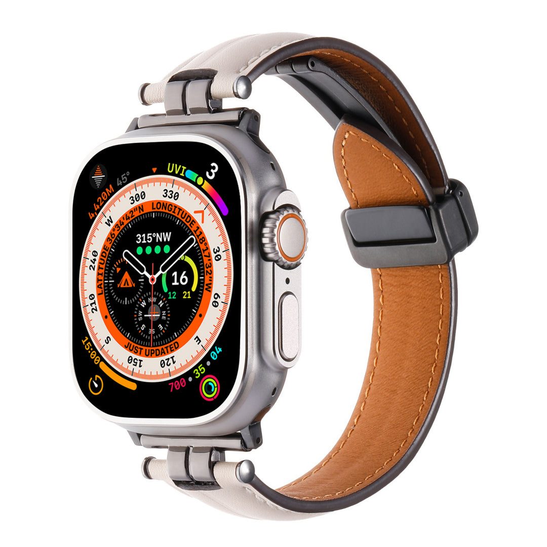 Magnetisches Lederarmband für Apple Watch