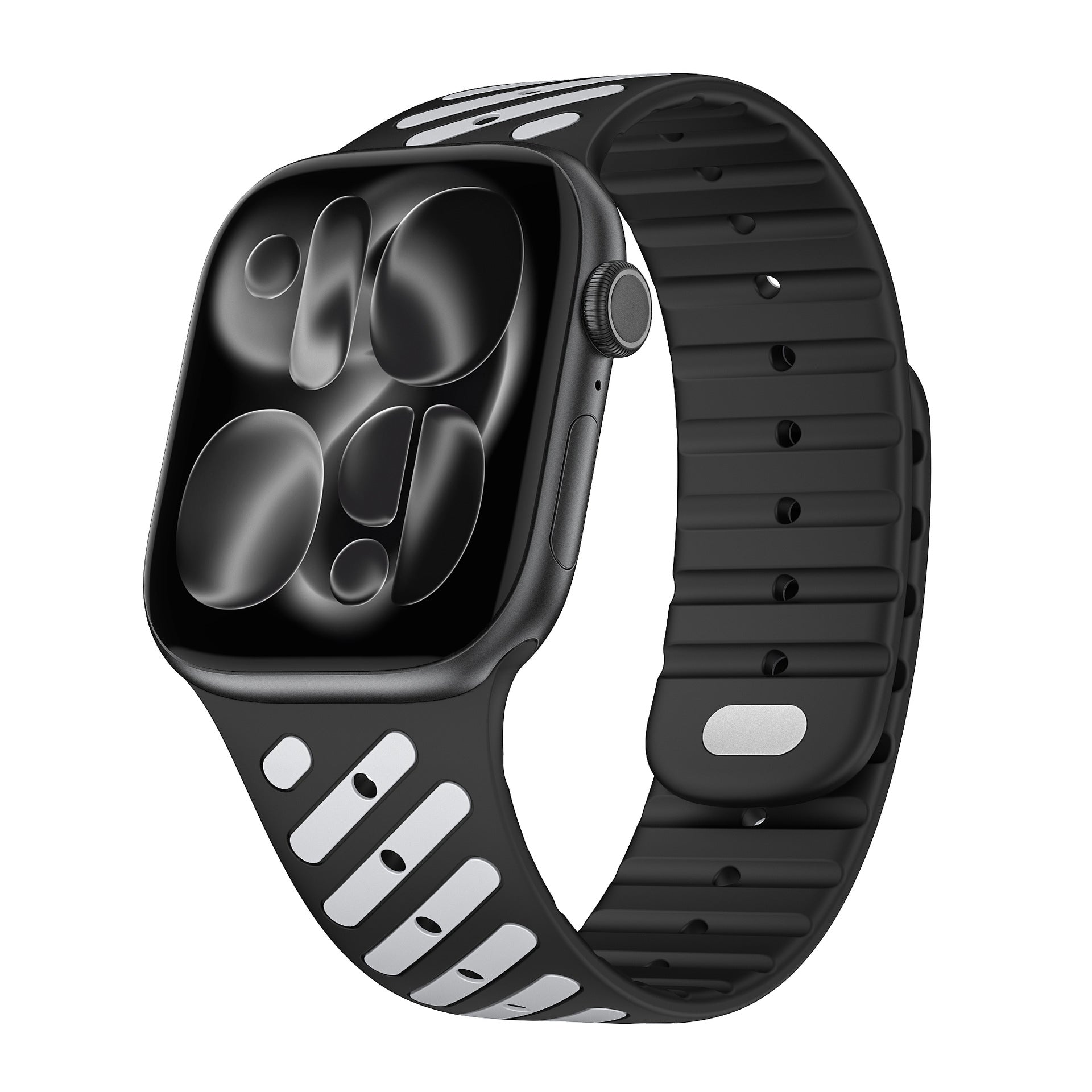 Twill Silicone Magnetic Band For Apple Watch