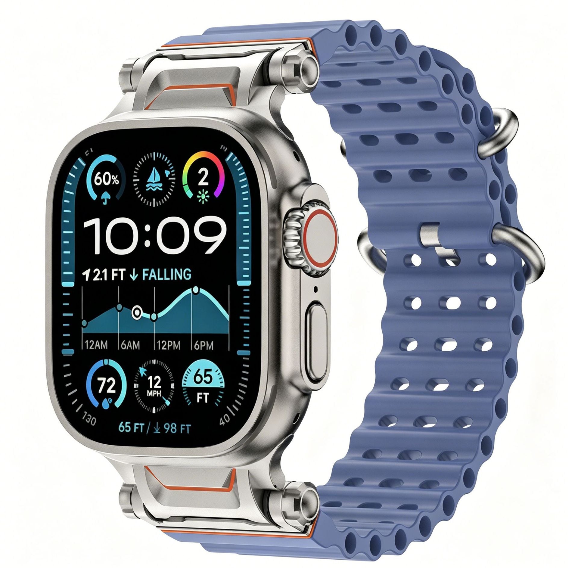 Ocean Silicone Band For Apple Watch