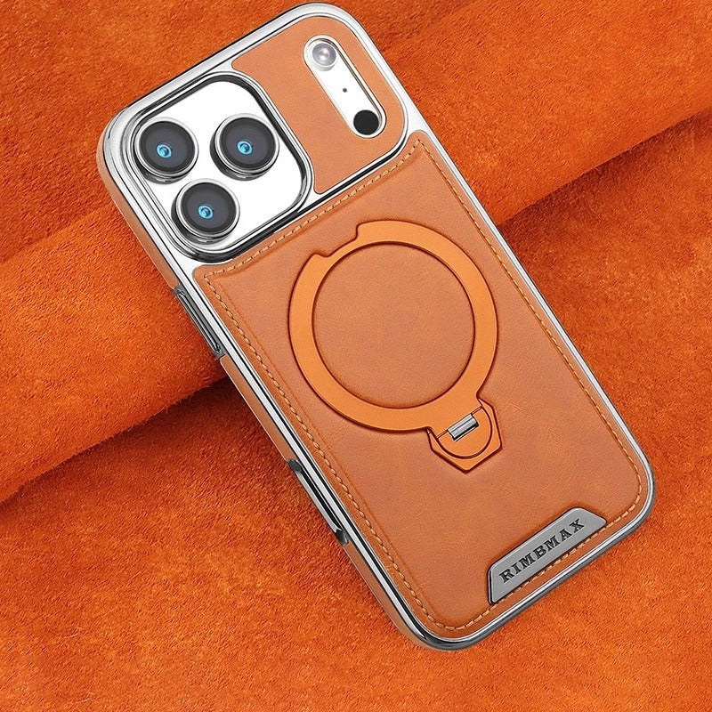 Leather Stand Case For iPhone