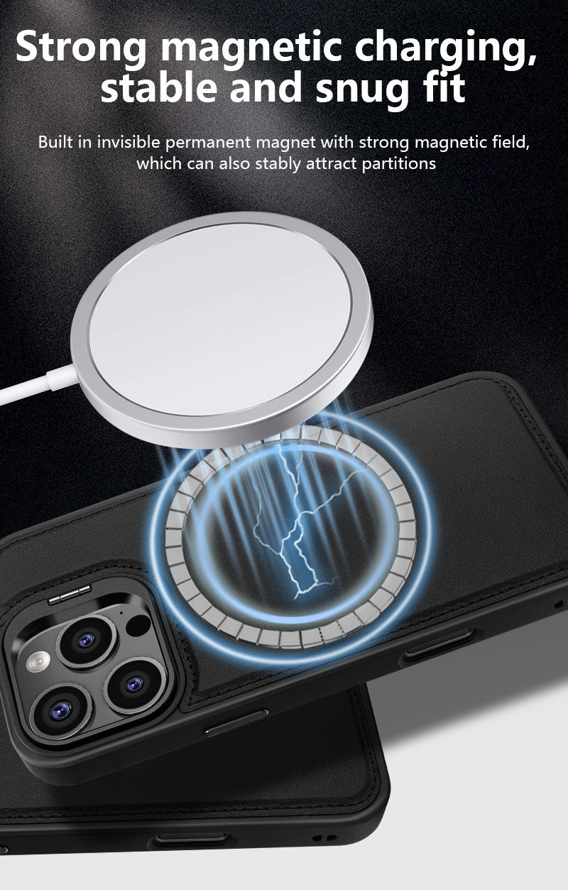 Magsafe Stand Card Holder Case For iPhone