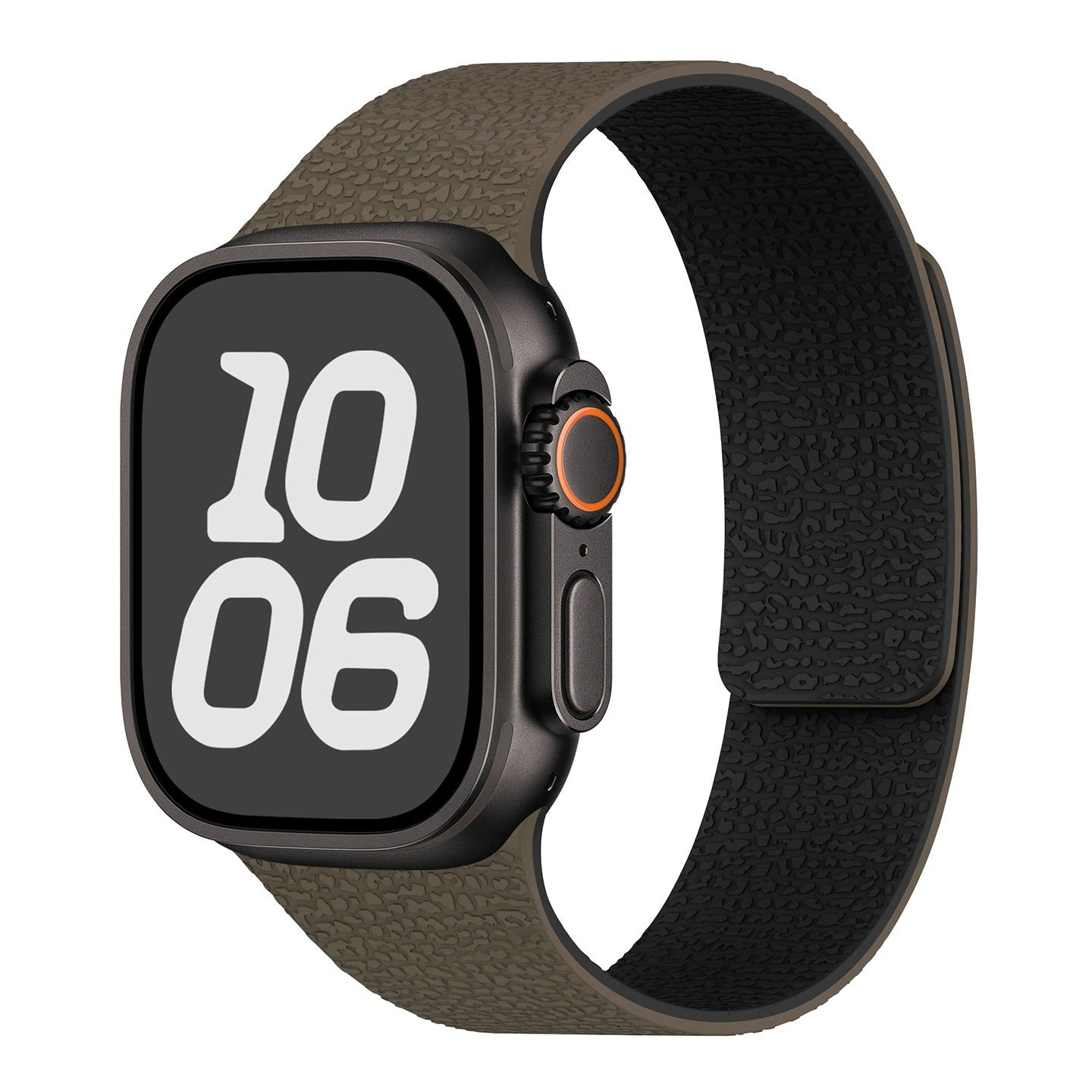 Magnetisches Lychee-Silikonarmband für Apple Watch