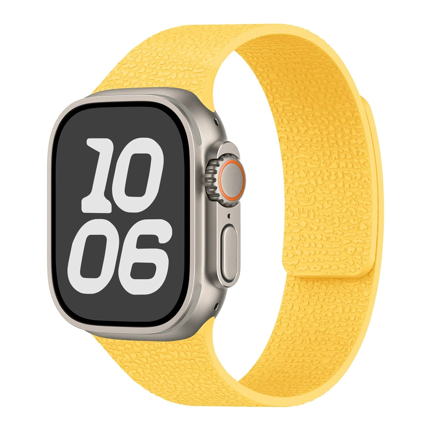 Magnetisches Lychee-Silikonarmband für Apple Watch