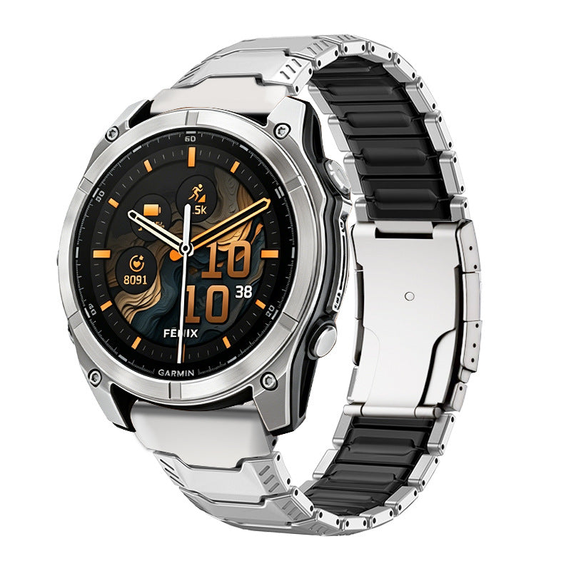 Knight Titanium Band For Garmin Watch Band