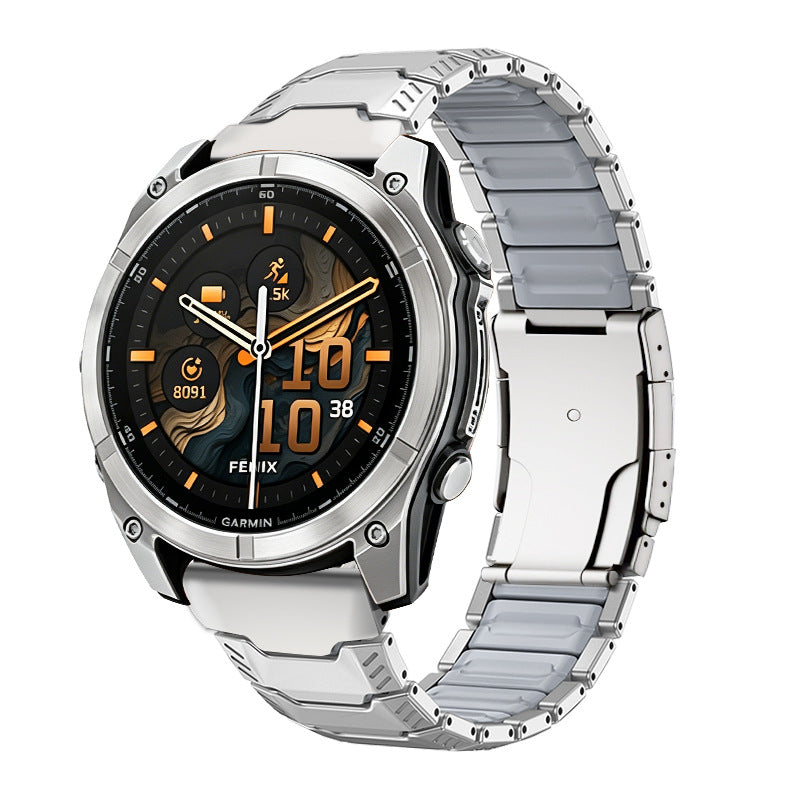 Knight Titanium Band For Garmin Watch Band