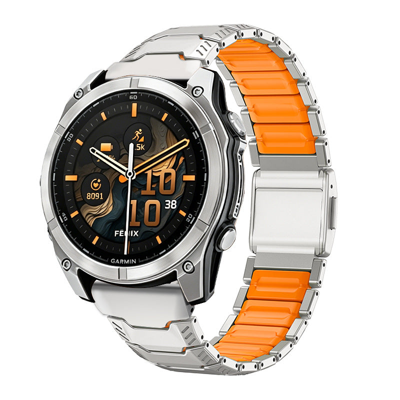 Knight Titanium Band For Garmin Watch Band