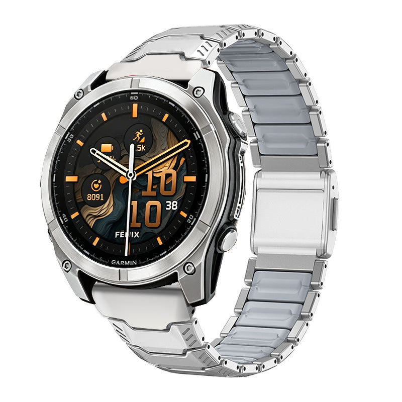 Knight Titanium Band For Garmin Watch Band