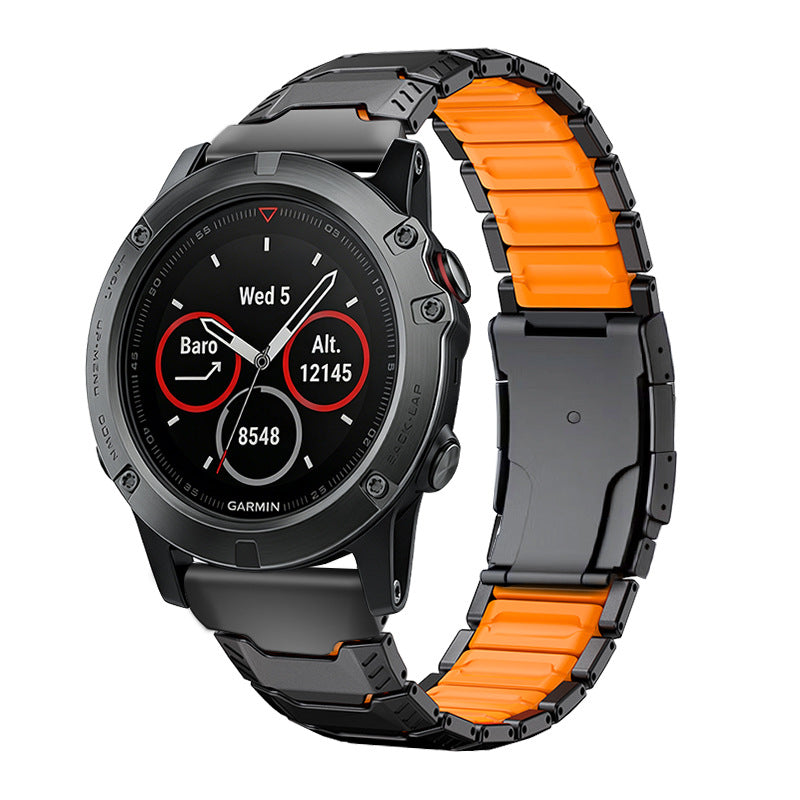 Knight Titanium Band For Garmin Watch Band